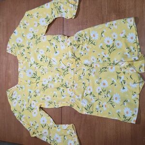 The Children's Place Sunny Floral Romper‎ Size 7/8